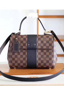2017 louis vuitton original damier ebene bond street bag N64416 black