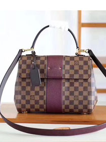 2017 louis vuitton original damier ebene bond street bag N64416 bordeaux