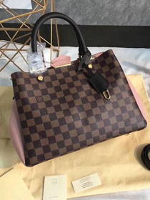 2017 louis vuitton original damier ebene brittany N41674 pink