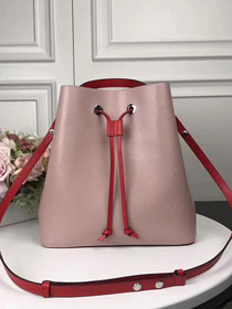 2017 louis vuitton original epi leather neonoe bag M54370 pink