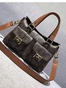 2017 louis vuitton top 1:1 original monogram manhattan M43481 Caramel