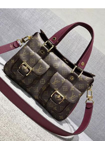 2017 louis vuitton top 1:1 original monogram manhattan M43482 Raisin
