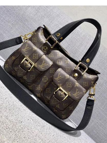 2017 louis vuitton top 1:1 original monogram manhattan M44207 black