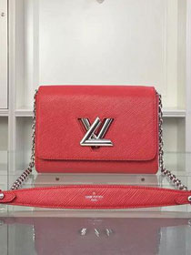 2017 louis vuitton top original epi leather twist mm M54899 red