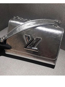 2017 louis vuitton top original epi leather twist mm M54899 silver