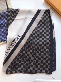 2017 louis vuitton top quality scarf L025 black