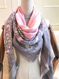 2017 louis vuitton top quality scarf L052 pink