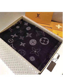 2017 louis vuitton top quality scarf L059 black