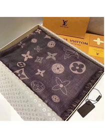 2017 louis vuitton top quality scarf L059 grey