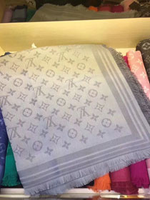 2017 louis vuitton top quality scarf L060 grey