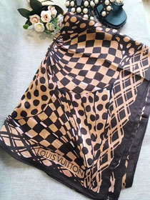 2017 louis vuitton top quality scarf L063 apricot