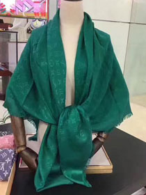 2020 louis vuitton top quality silk scarf L568 green