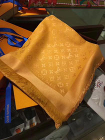 2020 louis vuitton top quality silk scarf L568 yellow