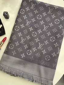 2017 louis vuitton top quality scarf L070 grey