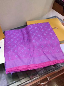 2017 louis vuitton top quality scarf L070 purple