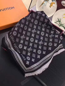 2017 louis vuitton top quality scarf L078 black