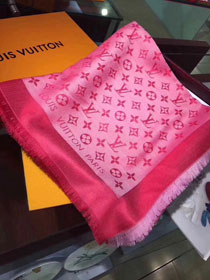 2017 louis vuitton top quality scarf L081 rose red