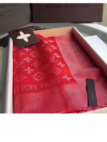 2017 louis vuitton top quality scarf L082 red