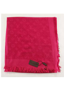 2017 louis vuitton top quality scarf L084 rose red
