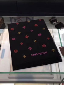 2017 louis vuitton top quality scarf L090 black