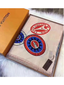 2017 louis vuitton top quality scarf L096 white
