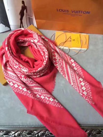 2017 louis vuitton top quality scarf L097 red