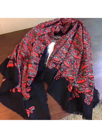 2017 louis vuitton top quality scarf L099 red