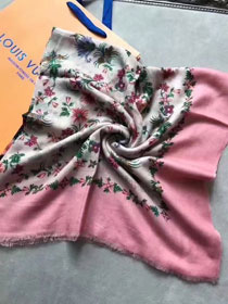 2017 louis vuitton top quality scarf L102 pink