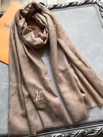 2017 louis vuitton top quality scarf L104 light coffee