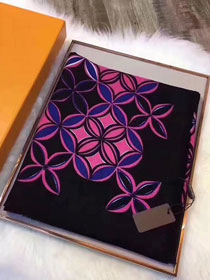 2017 louis vuitton top quality scarf L110 black