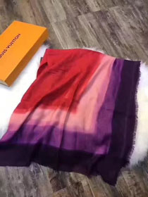 2017 louis vuitton top quality scarf L110 purple&red