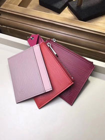 2018 Louis vuitton epi leather trio M62254 pink&red&bordeaux