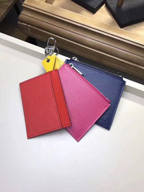 2018 Louis vuitton epi leather trio M62254 red&rose&deep blue