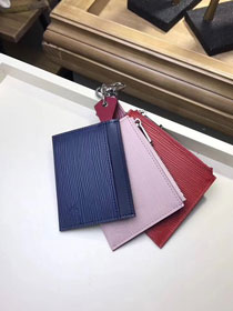 2018 Louis vuitton epi leather trio M62254 red&pink&deep blue