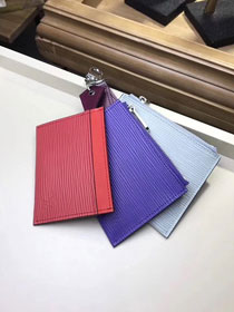 2018 Louis vuitton epi leather trio M62254 red&purple&lake blue