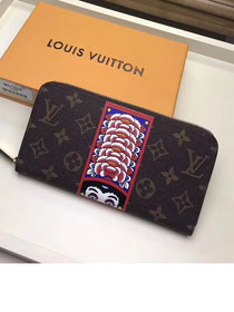 2018 Louis vuitton monogram canvas zippy wallet M67258