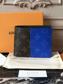 2018 Louis vuitton monogram cobalt multiple wallet N63026