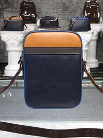 2018 Louis vuitton original epi leather danube slim city bag M51459 coffee