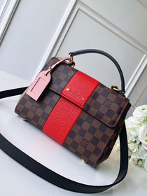 2018 louis vuitton damier ebene bond street BB N40107 red