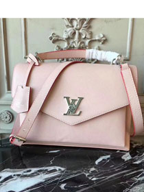 louis vuitton original calfskin bag mylockme M53504 pink