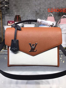 2020 louis vuitton original calfskin mylockme bag M52406 camel
