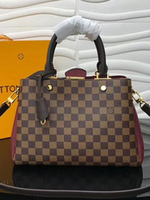 2018 louis vuitton original damier ebene brittany N41675 bordeaux