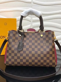 2018 louis vuitton original damier ebene brittany N44050 burgundy