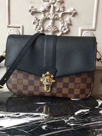 2018 louis vuitton original damier ebene clapton pm bag N44243 black