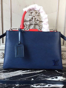 2018 louis vuitton original epi leather kleber mm M51328 navy blue