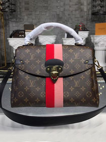 2018 louis vuitton original monogram canvas Georges bag mm M43778 pink