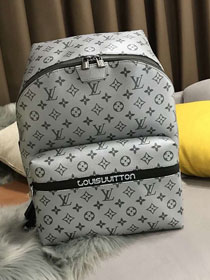 2018 louis vuitton original monogram canvas apollo backpack M43849 white