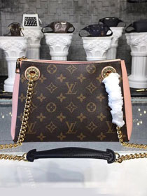 2018 louis vuitton original monogram canvas surene BB M43777 pink