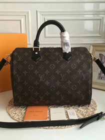 2018 louis vuitton original monogram speedy 25 M41113 black