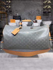 Hot 2018 louis vuitton monogram titanium keepall 50 M43886 on sale